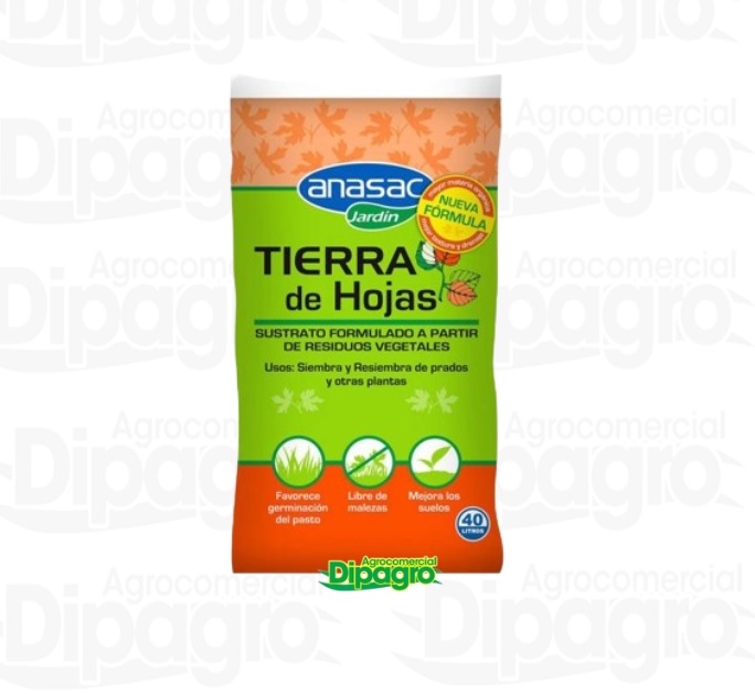 TIERRA HOJAS 40 LTS